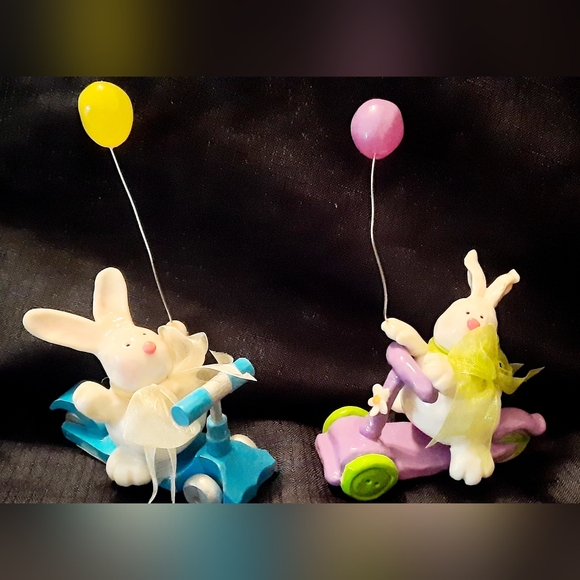 Easter bunny figurine lot - Picture 5 of 8